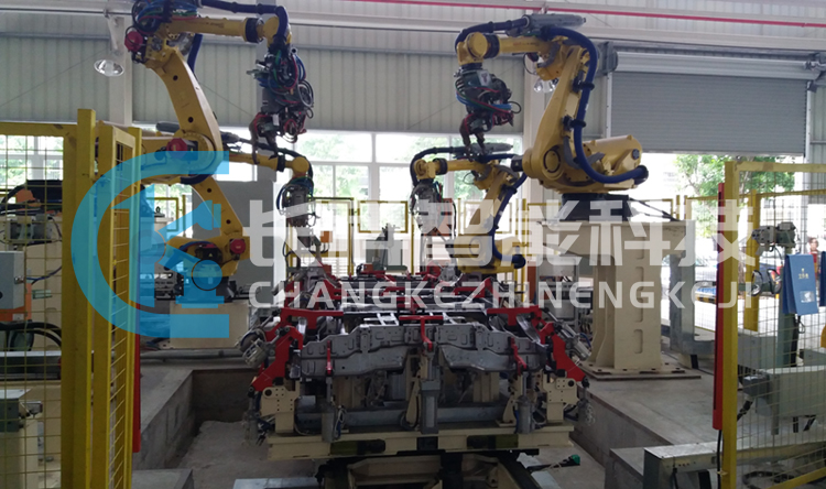 汽車點焊車間安裝示教發(fā)那科機(jī)器人 汽車點焊車間安裝示教發(fā)那科機(jī)器人