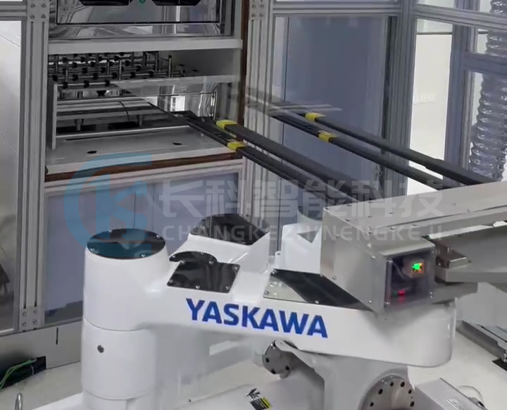 安川機(jī)器人取放鈣鈦礦玻璃基板 安川機(jī)器人取放鈣鈦礦玻璃基板