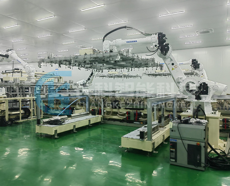 安川顯示面板上下料機器人集成